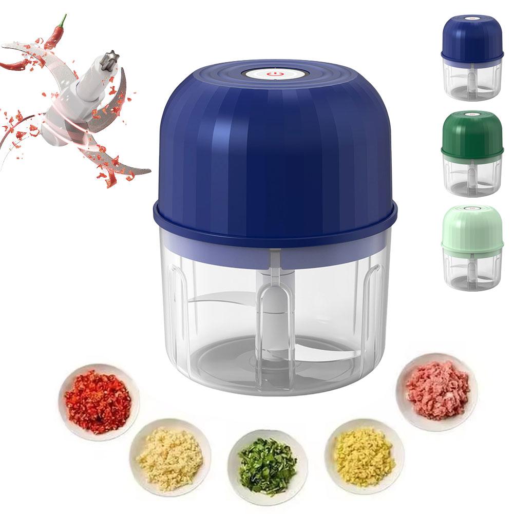 Kitchen Gadgets Electronic - Mini Electric Garlic Chopper Portable USB