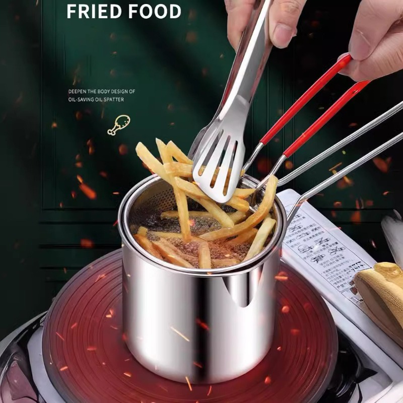 304 Stainless Steel Deep Fryer - Kitchen Gadgets Electronic review and price