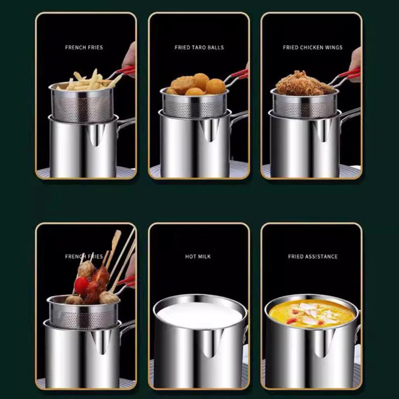 304 Stainless Steel Deep Fryer - Kitchen Gadgets Electronic review and price