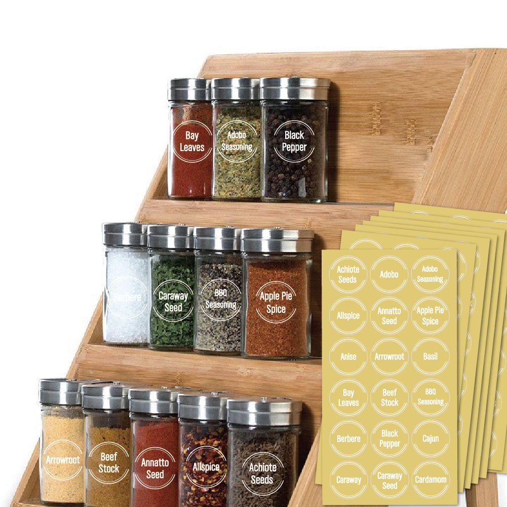 144pcs Spice Jar Labels Sticke - Kitchen Gadgets Name review and price