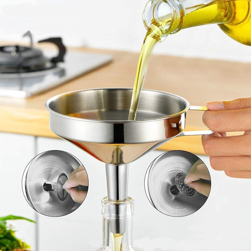 1Pc Stainless Steel Cooking Oi - Kitchen Gadgets Pakistan review and price