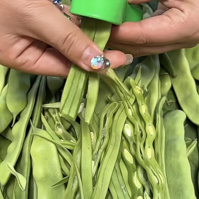 Plastic Green Bean Slicer 10.5 - Kitchen Gadgets Green review and price