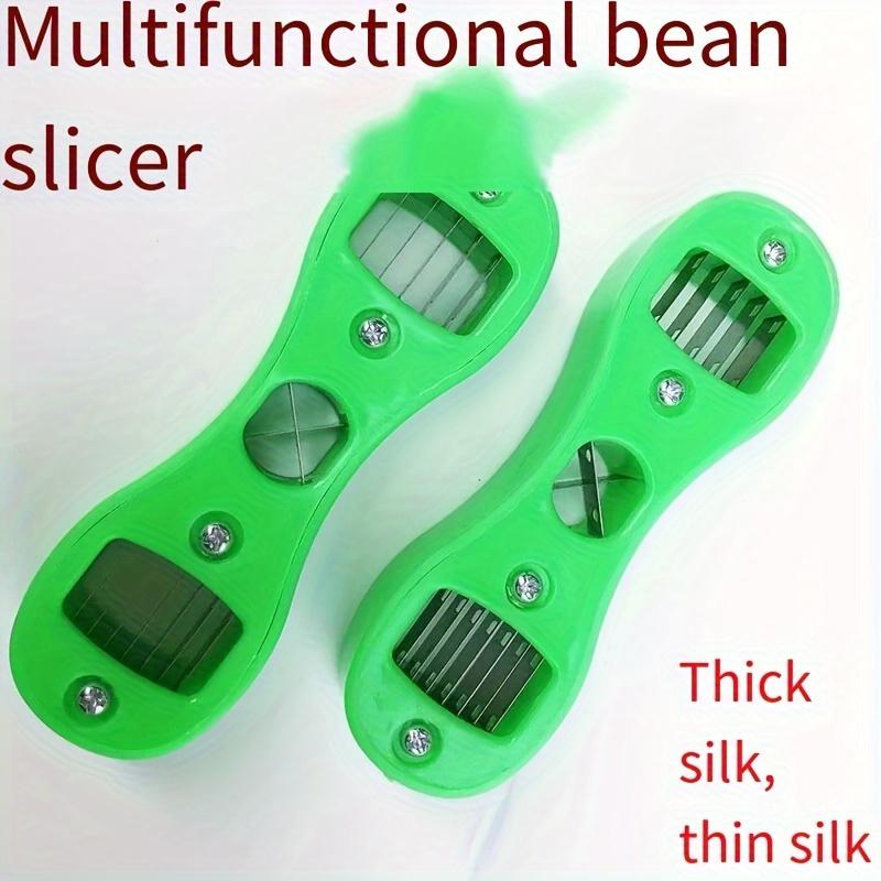Plastic Green Bean Slicer 10.5 - Kitchen Gadgets Green review and price