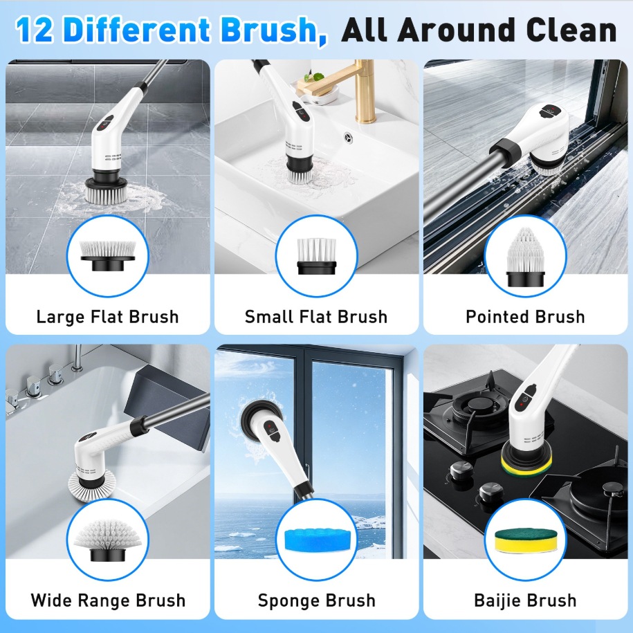 TINSOL 12 in 1 Electric Cleani - Kitchen Gadgets Electronic review and price