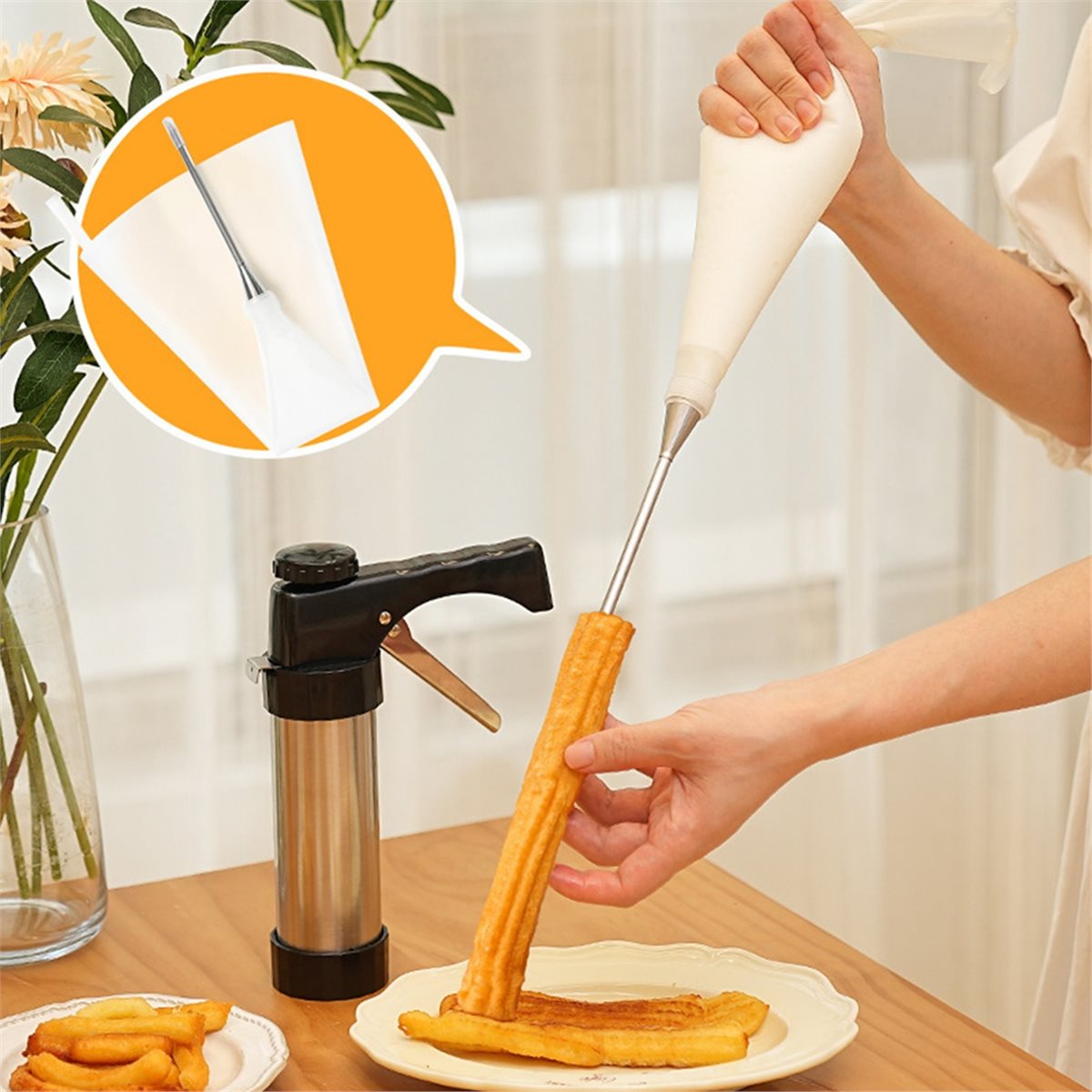 A45I Home Churros Maker Machin - Kitchen Gadgets In Spanish review and price