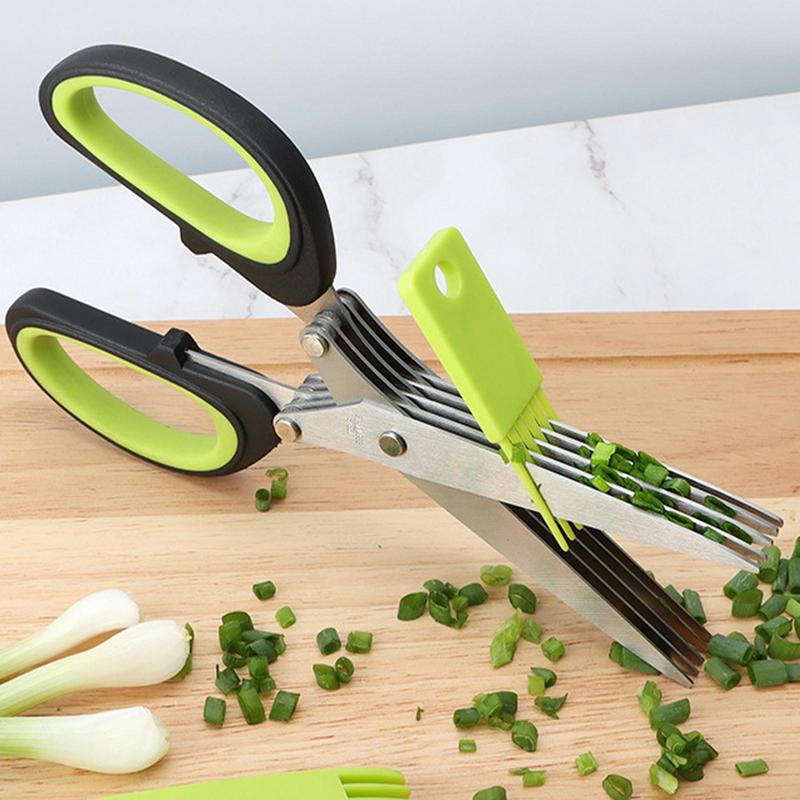 Multi Layer Scissor Kitchen Sh - Herb Scissors 5 Blade review and price