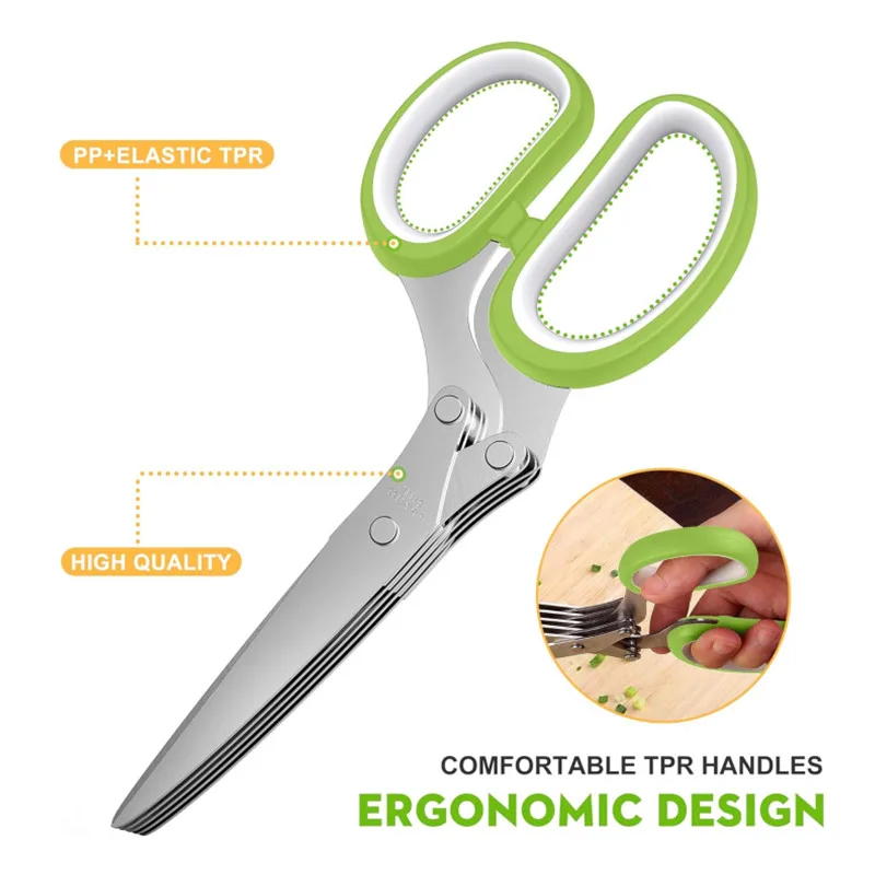 Herb Scissors Stainless Steel  - Herb Scissors 5 Blade review and price