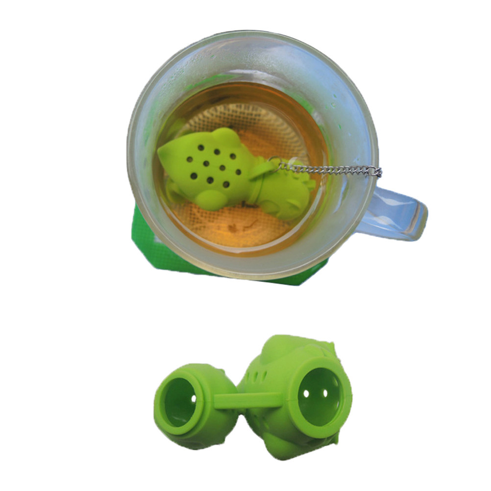 Green Silicone Dinosaur Tea St - Kitchen Gadgets Green review and price