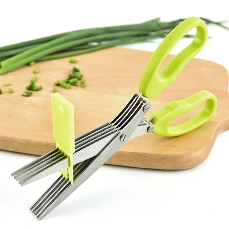 Kitchen Scissors Multifunction - Herb Scissors 5 Blade review and price