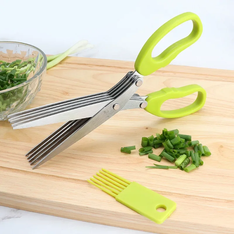 Kitchen Scissors Multifunction - Herb Scissors 5 Blade review and price