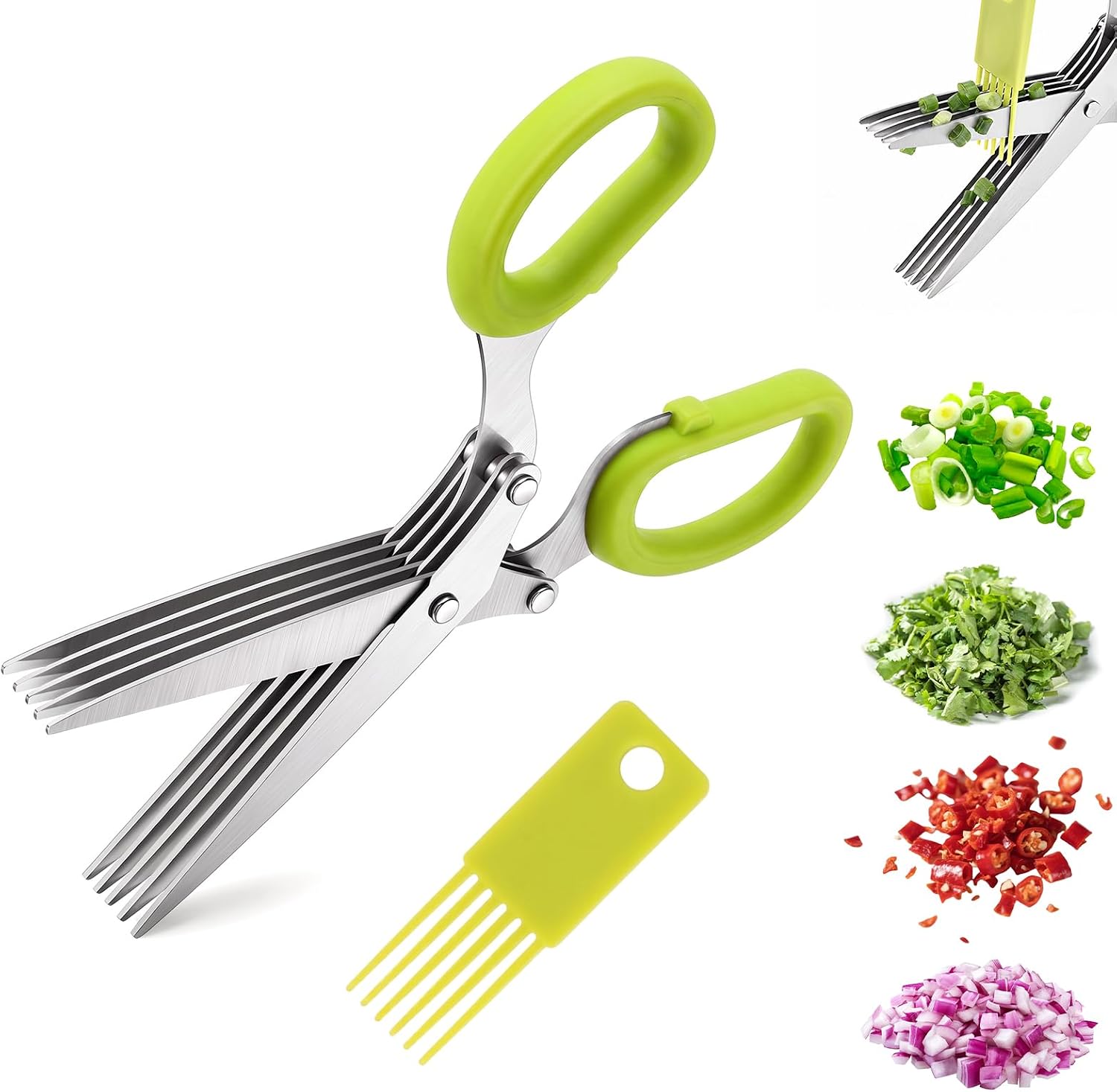 2027 New Herb Scissors with 5  - Herb Scissors 5 Blade review and price