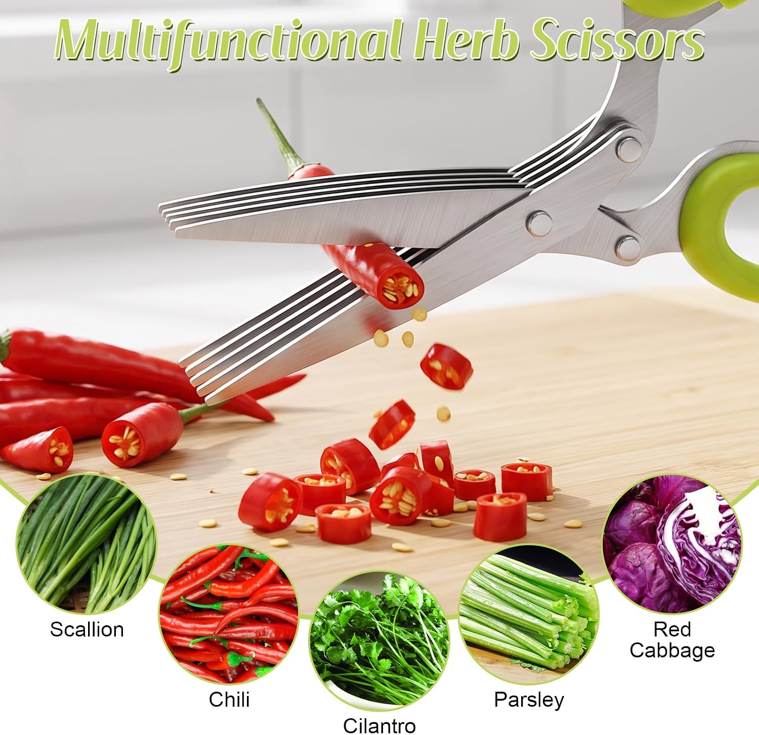 2027 New Herb Scissors with 5  - Herb Scissors 5 Blade review and price